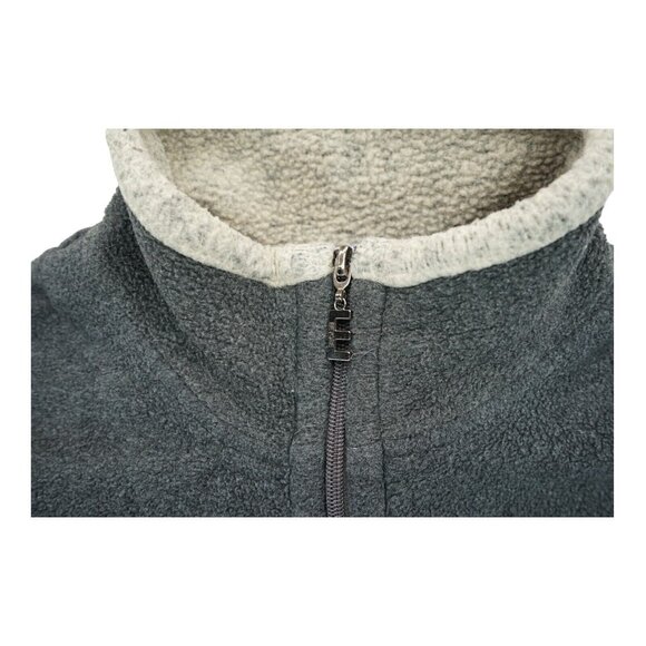 Disney Eeyore Womens Fleece Sweatshirt 1/4 Zip L‎ Gray Unit 45 Poly Blend - Picture 4 of 6